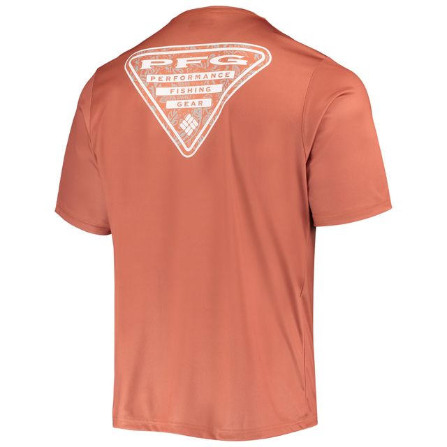 T-shirt Columbia Texas Longhorns Terminal Tackle Omni-Shade pour homme