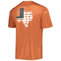Men's Columbia Texas Orange Longhorns Terminal Tackle Omni-Shade T-Shirt