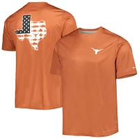 Men's Columbia Texas Orange Longhorns Terminal Tackle Omni-Shade T-Shirt
