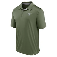 Men's Fanatics Olive Texas Longhorns OHT Defender Polo
