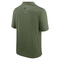 Men's Fanatics Olive Texas Longhorns OHT Defender Polo