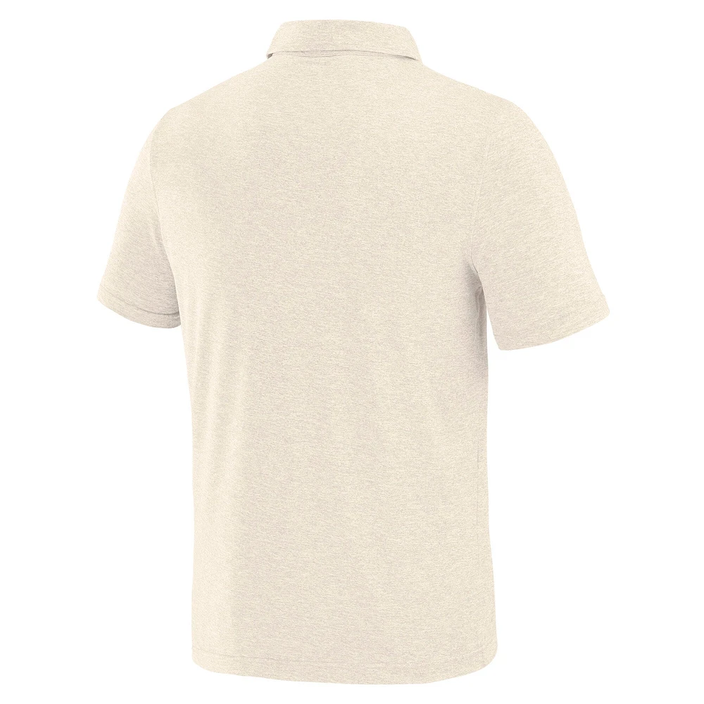 Men's J. Palmer White Texas Longhorns Four Down Polo