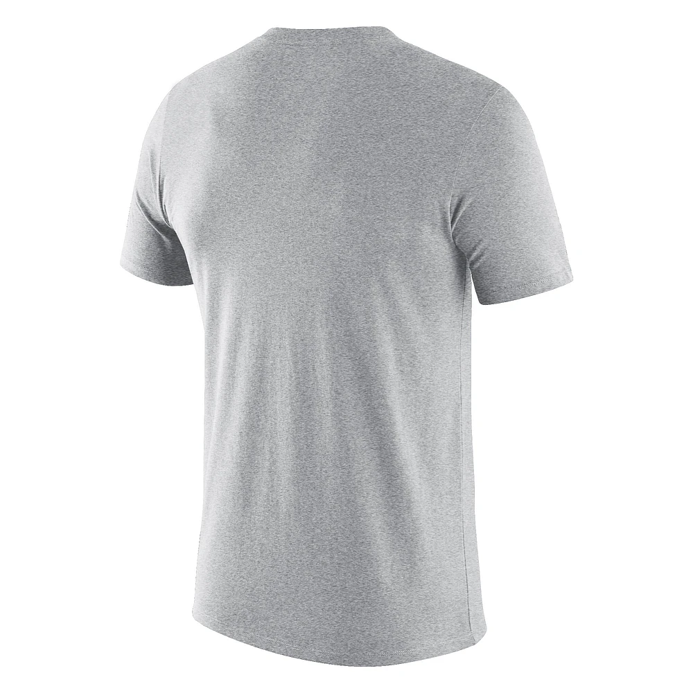 Men's Nike  Heather Gray Texas Longhorns Five-Time Volleyball National Champions T-Shirt