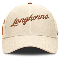 Men's Nike Natural Texas Longhorns Primetime Rise Adjustable Hat