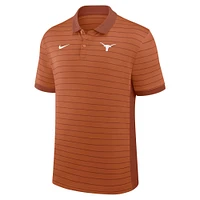 Men's Nike Texas Orange Longhorns 2025 Early Season Coaches Sideline Victory Stripe Performance Polo