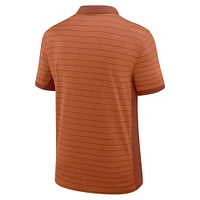Men's Nike Texas Orange Longhorns 2025 Early Season Coaches Sideline Victory Stripe Performance Polo