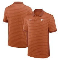 Men's Nike Texas Orange Longhorns 2025 Early Season Coaches Sideline Victory Stripe Performance Polo