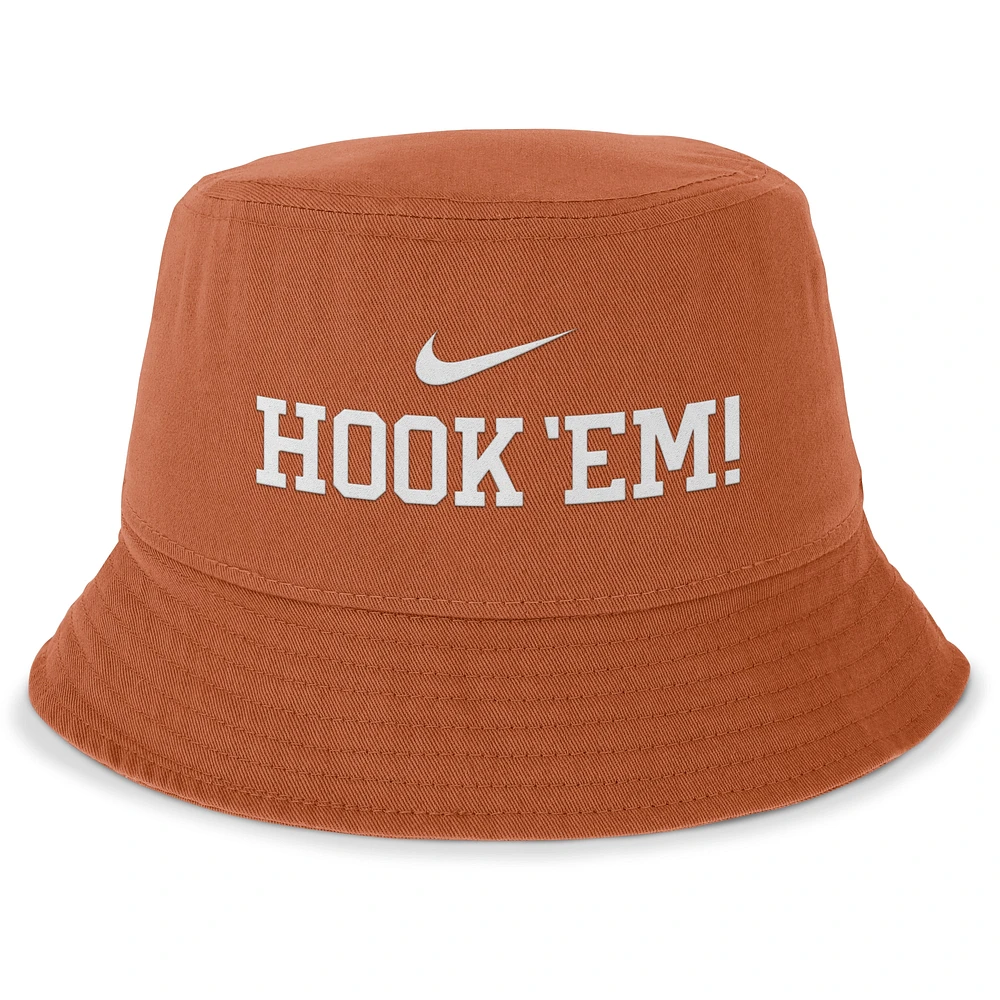 Men's Nike Texas Orange Longhorns Local Apex Bucket Hat