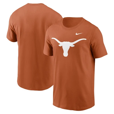 T-shirt Nike orange Texas Longhorns Primetime Evergreen pour homme avec logo