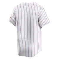Men's Nike White Pinstripe Texas Longhorns College Limited Baseball Jersey