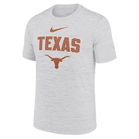 Men's Nike White Texas Longhorns Campus Slant Velocity Performance T-Shirt