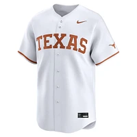 Men's Nike White Texas Longhorns College Limited Baseball Jersey