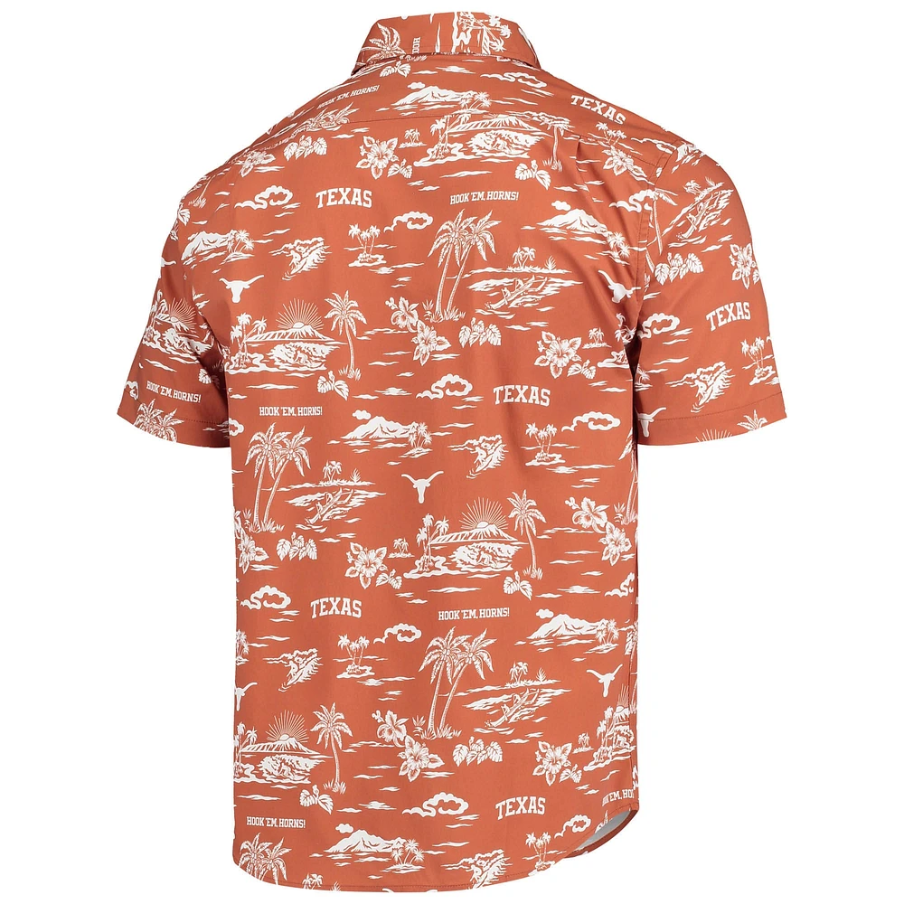 Men's Reyn Spooner Texas Orange Longhorns Classic Button-Down Shirt