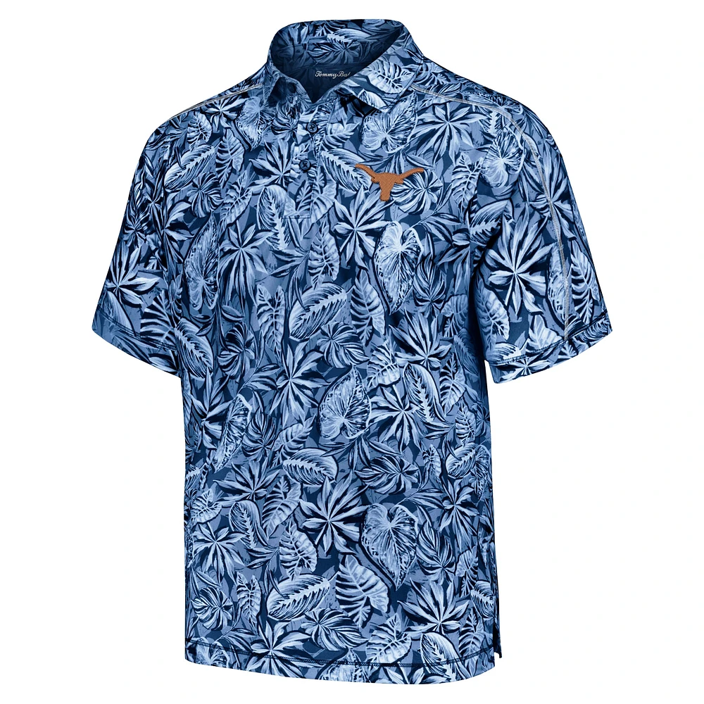 Men's Tommy Bahama Blue Texas Longhorns Tropical Score IslandZone Polo