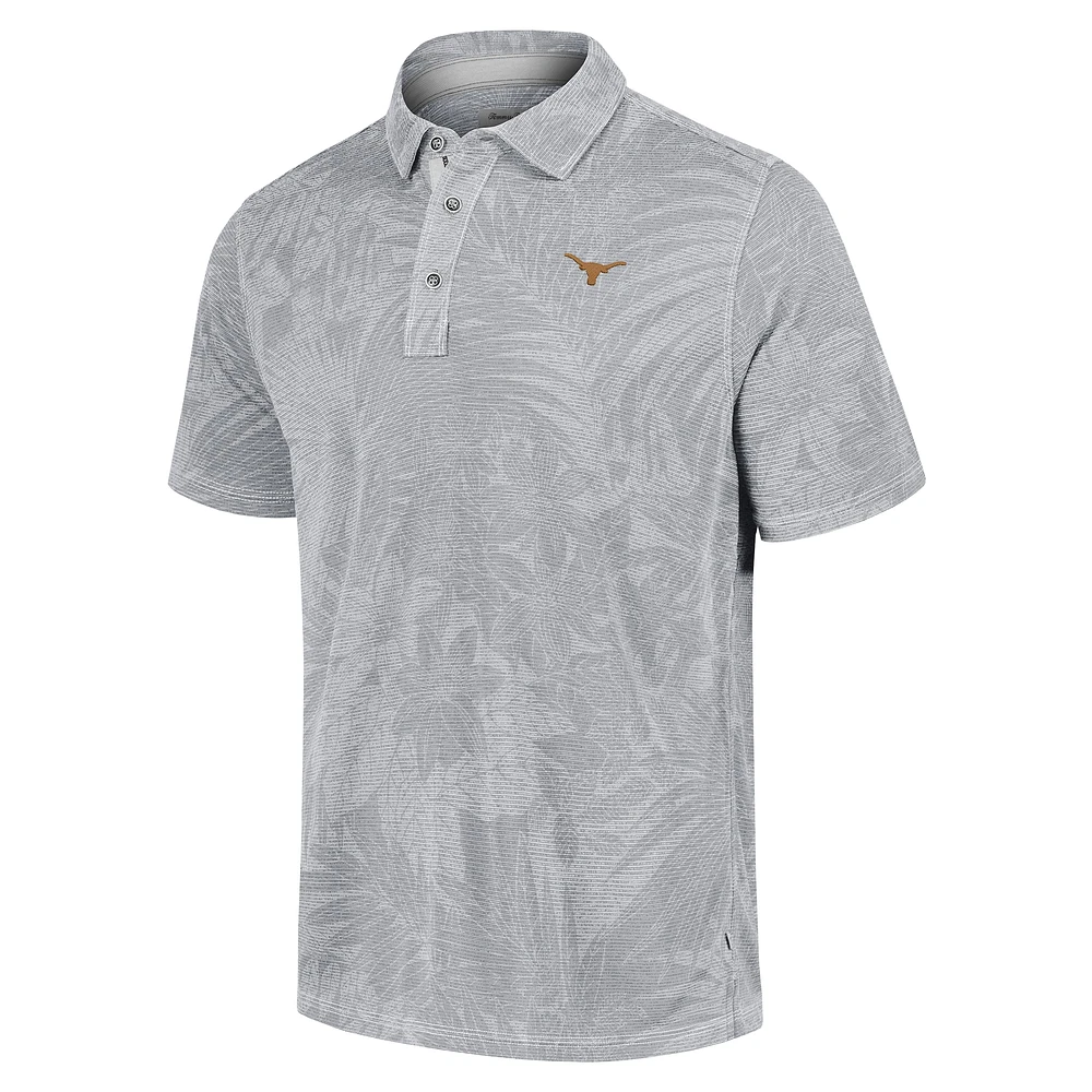 Men's Tommy Bahama Gray Texas Longhorns Big & Tall Sport Santiago Paradise Polo