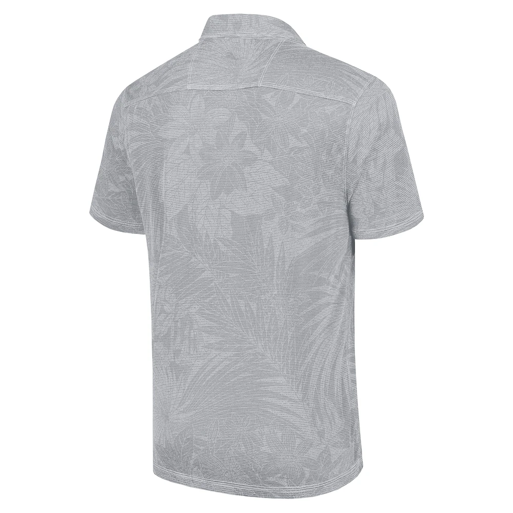 Men's Tommy Bahama Gray Texas Longhorns Big & Tall Sport Santiago Paradise Polo