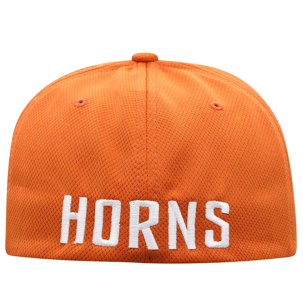 Men's Top of the World Texas Orange Texas Longhorns Reflex 2.0 Flex Fit Hat