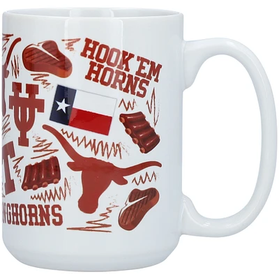 Longhorns du Texas 15 oz. Tasse locale