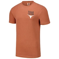 T-shirt unisexe orange Texas Longhorns avec superposition de phrases hyper locales