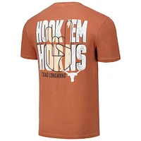 T-shirt unisexe orange Texas Longhorns avec superposition de phrases hyper locales