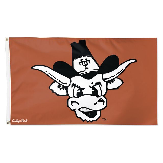WinCraft Texas Longhorns Drapeau de luxe simple face 7,6 x 12,7 cm