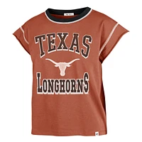 Women's '47 Texas Orange Longhorns Sound Up Maya Cutoff T-Shirt