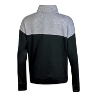 Sweat Champion Texas Longhorns pour femme avec fermeture éclair quart de couleur et couleurs contrastées