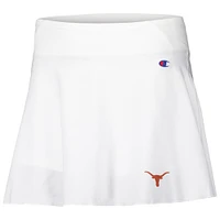 Women's Champion White Texas Longhorns Tailgate Soft Touch Skort