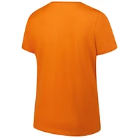 Women's Fanatics Texas Orange Longhorns Plus Lean Scoop Neck T-Shirt
