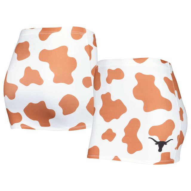 Mini-jupe sublimée ZooZatz Texas Orange Longhorns pour femme