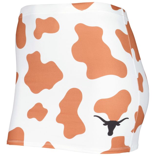 Mini-jupe sublimée ZooZatz Texas Orange Longhorns pour femme