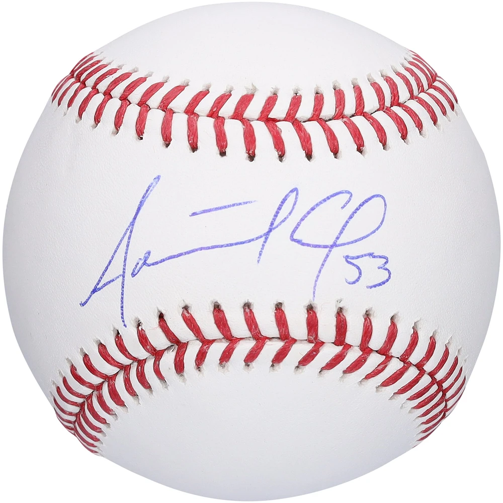 Adolis Garcia Texas Rangers Autographed Baseball