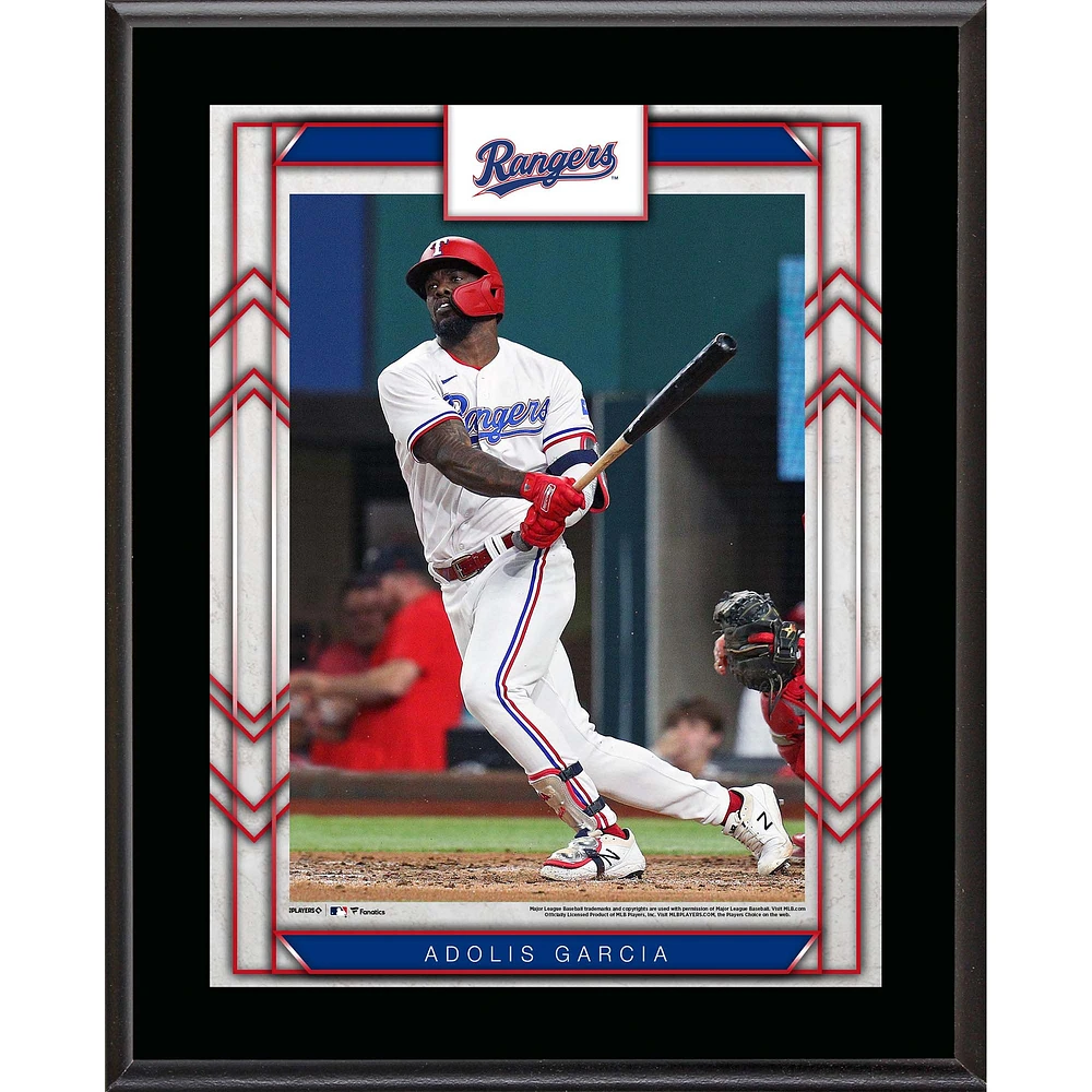 Adolis Garcia Texas Rangers Framed 10.5" x 13" Sublimated Player Plaque