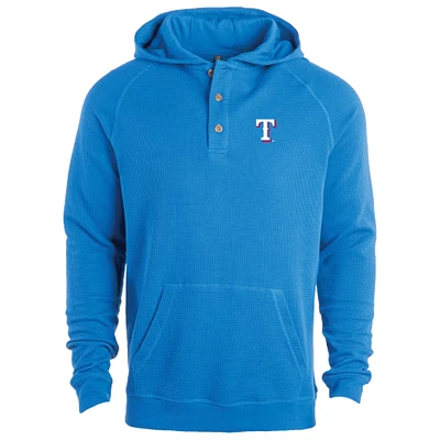 Sweat à capuche léger manches raglan pour homme Dunbrooke Royal Texas Rangers Montana