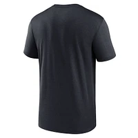 Men's Nike  Black Texas Rangers 2025 City Connect Team Phrase Script Legend Performance T-Shirt