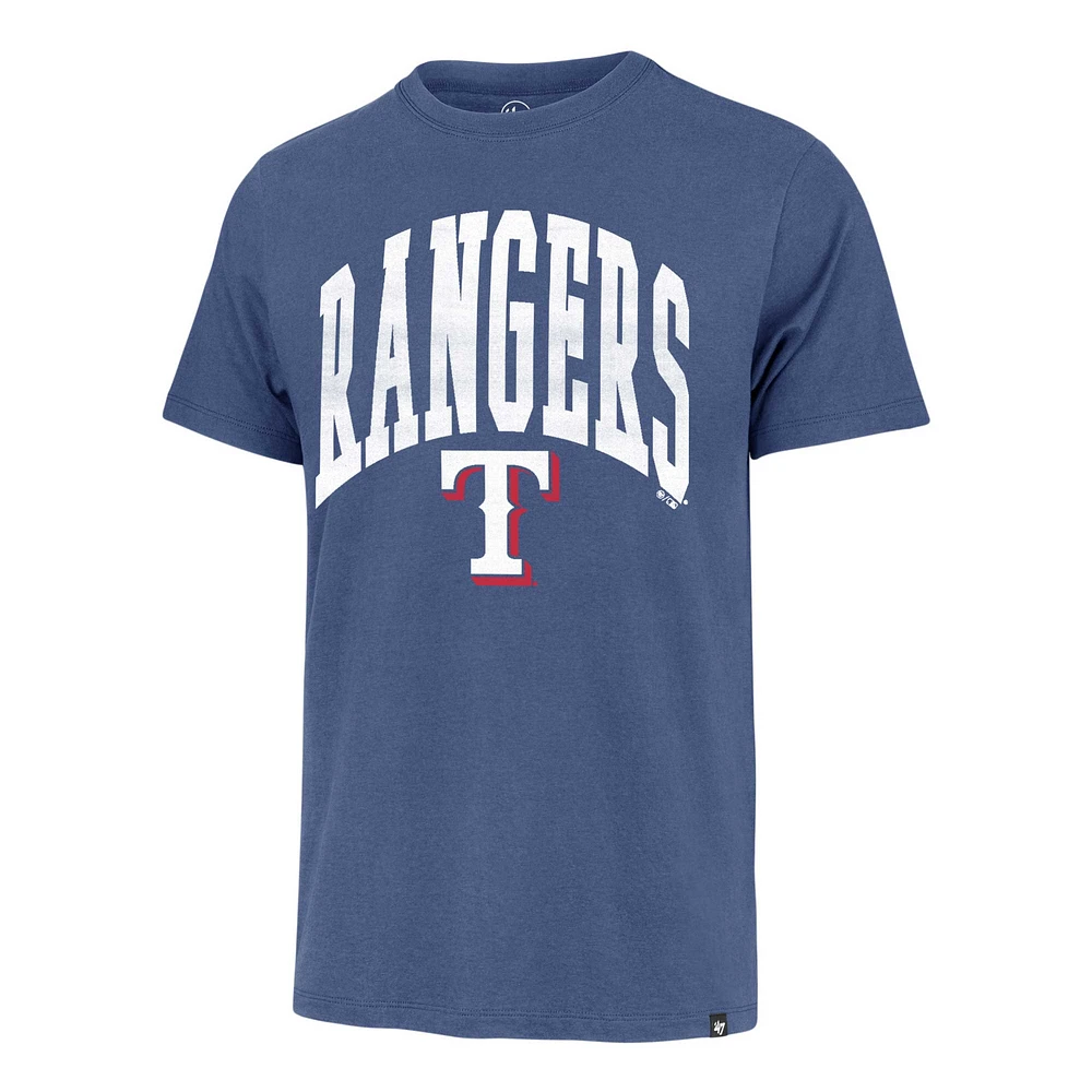 T-shirt pour hommes '47 Royal Texas Rangers Win Franklin