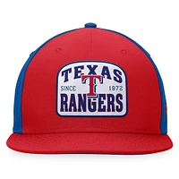 Men's Fanatics Red/Royal Texas Rangers Cycle Snapback Hat
