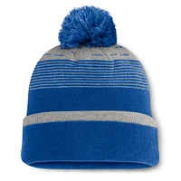 Men's Fanatics  Royal Texas Rangers Fundamental Gradient Cuffed Knit Hat with Pom