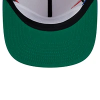 Casquette snapback Texas Rangers Iron Golfer de New Era pour homme, couleur crème
