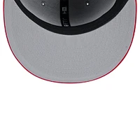 Men's New Era  Gray/Red Texas Rangers 2025 Batting Practice 59FIFTY Fitted Hat