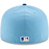 Men's New Era Light Blue/Royal Texas Rangers Alternate 2 Authentic Collection On-Field - 59FIFTY Fitted Hat