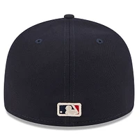 Men's New Era  Navy Texas Rangers 2023 City Connect Low Profile 59FIFTY Fitted Hat