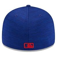 Men's New Era  Royal Texas Rangers 2024 Clubhouse Low Profile 59FIFTY Fitted Hat