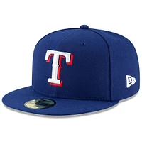 Men's New Era Royal Texas Rangers National Baseball Hall of Fame 59FIFTY Fitted Hat