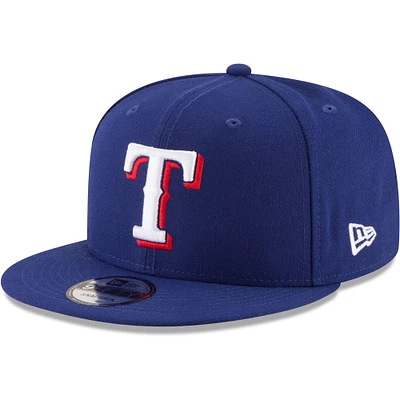 Casquette New Era Royal Texas Rangers Team Color 9FIFTY Snapback pour homme