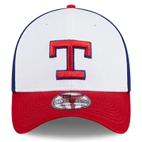 Men's New Era  White Texas Rangers 2025 Batting Practice 39THIRTY Flex Hat