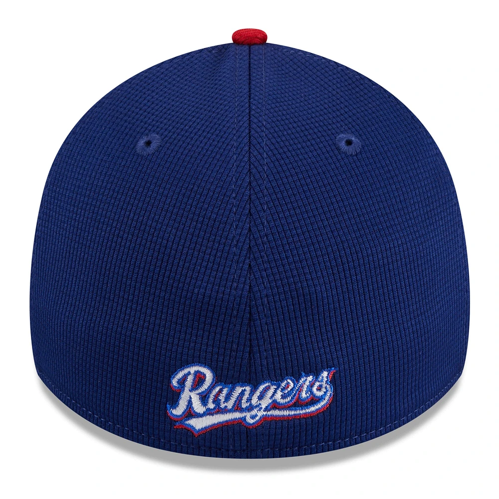 Men's New Era  White Texas Rangers 2025 Batting Practice 39THIRTY Flex Hat