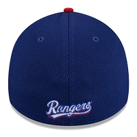 Men's New Era  White Texas Rangers 2025 Batting Practice 39THIRTY Flex Hat