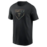 Men's Nike Black Texas Rangers Camo T-Shirt