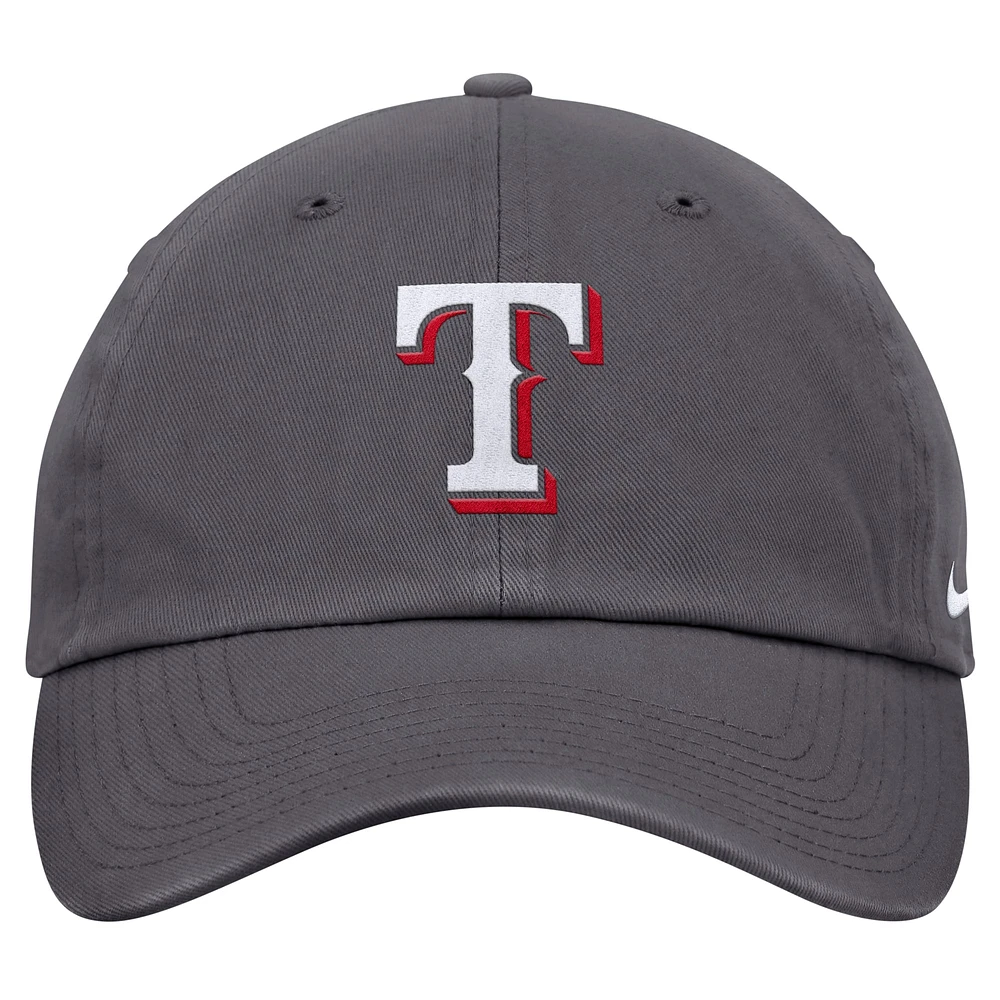 Men's Nike Gray Texas Rangers Club Adjustable Hat